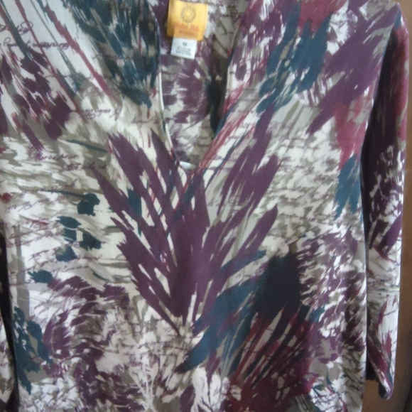 Ruby Rd. Multicolor Abstract Blouse - Picture 6 of 6